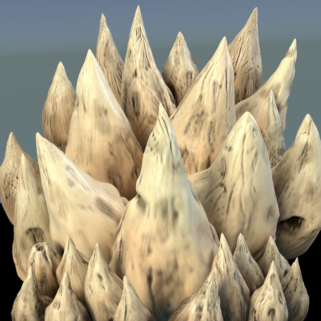 Tooth and spike collection
