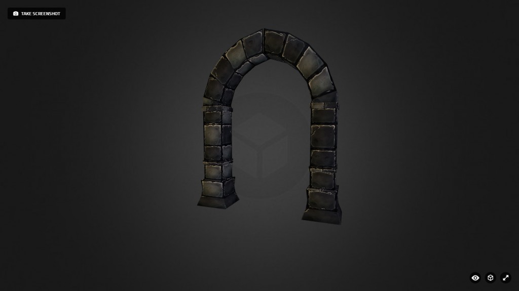 Low-Poly Dungeon Entry