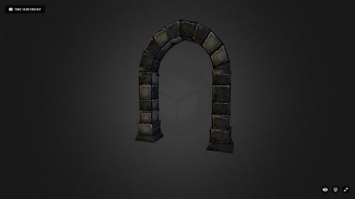 Low-Poly Dungeon Entry