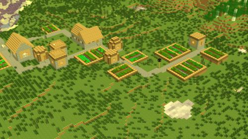 Minecraft map(With Textures)