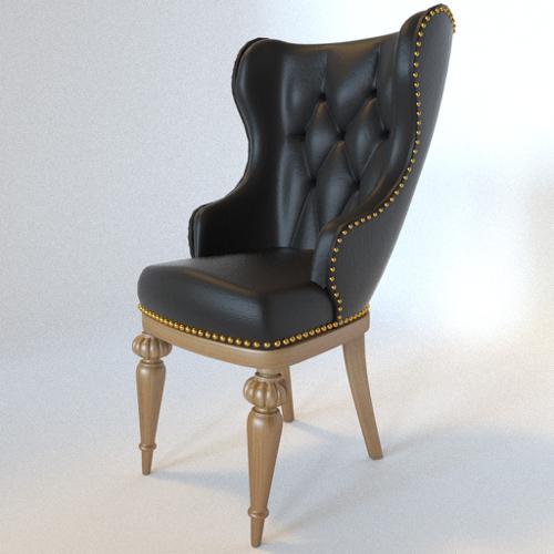 Leather Wingback Chair
