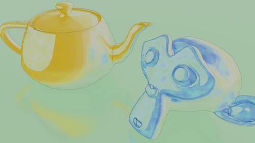 Watercolor Shader/Material (Blender Internal)