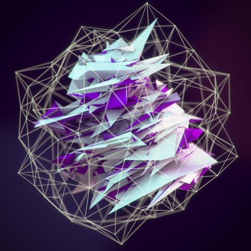 Purple Abstract Shape