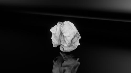 Paper Crumple Animation