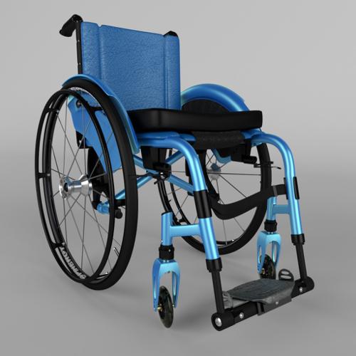 Wheel Chair In Response to a Request on Blendswap