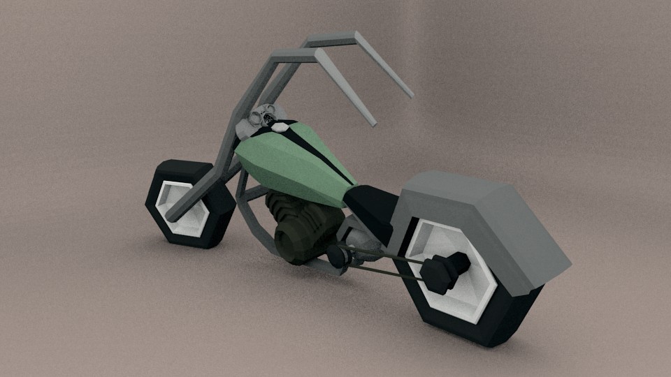 Low Poly Chopper | Ratter