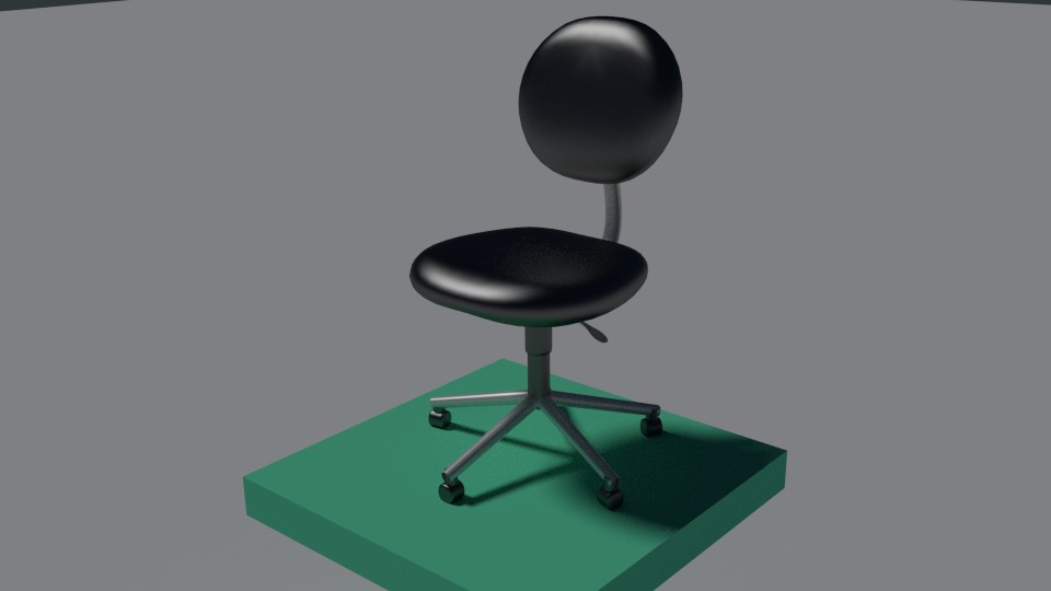 Low poly chair