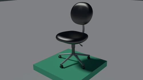 Low poly chair