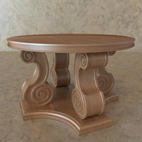 Scroll Leg Table