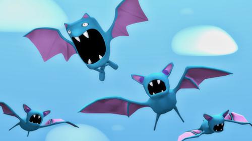 Zubat-Golbat  -Pokemon #41,#42
