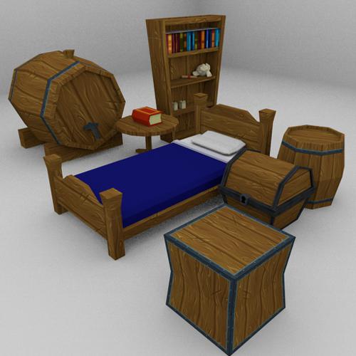 low poly fantasy game pack