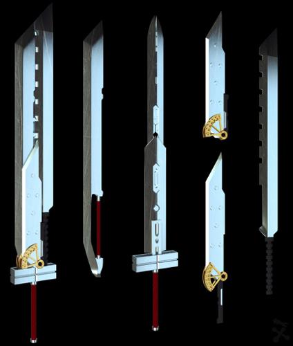Cloud Strife's Fusion Sword