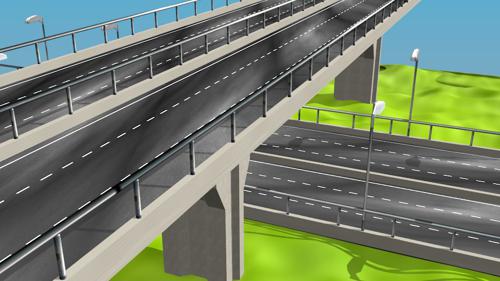 Fly over highway