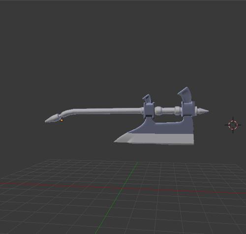 axe low poly
