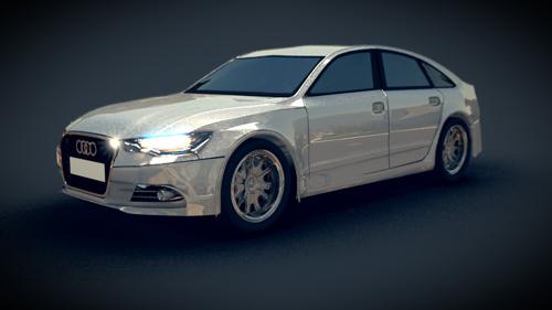 Audi A6 (Blender Internal Rendering)
