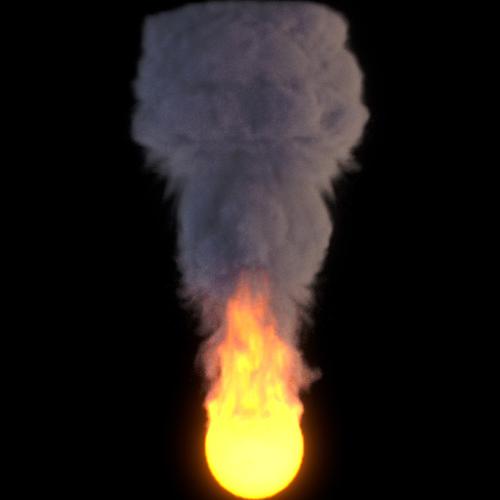 Fire Simulation #1 (Cycles)