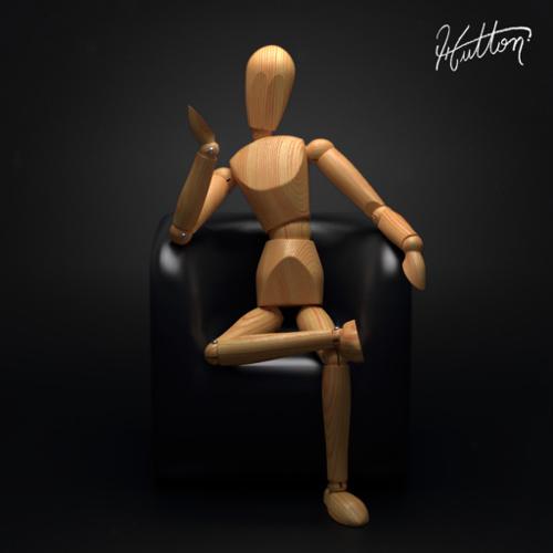 Wooden mannequin - Rigged