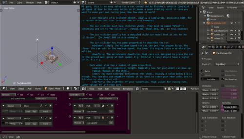 Easy vehicle constraint setup