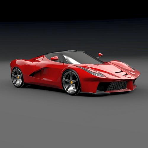 La ferrari 2013 concept restyled
