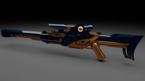 Sci-Fi Sniper-Rifle