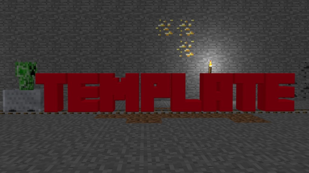 Minecraft Intro Template