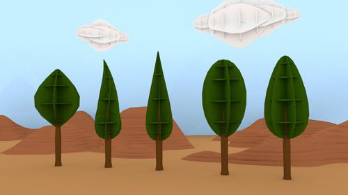 Landscapes tree Bg