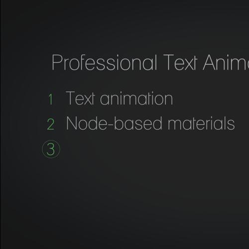 Professional Text Animations