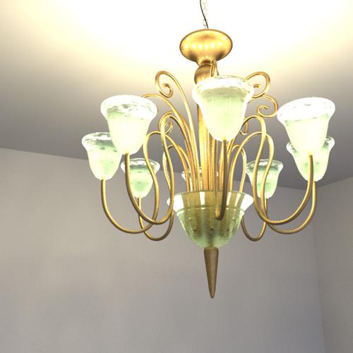 Old chandelier