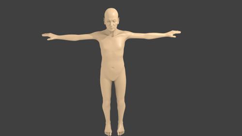 realistic old man