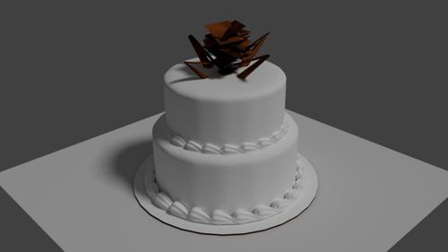 basic 2 tier cake