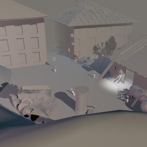 Map fromGame "Silence of Night" (Without Textures)