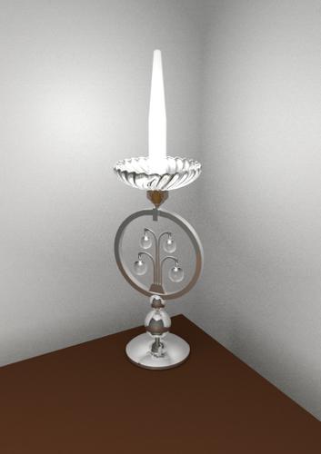 Lamp chrome-plated m