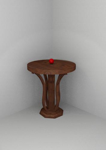 Pedestal table to flood art-d