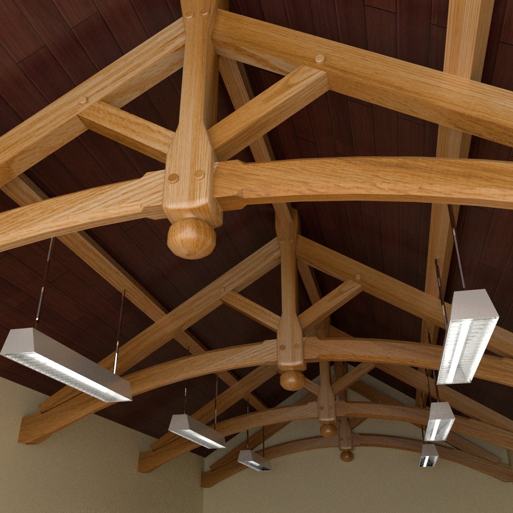 King Post Truss Roof