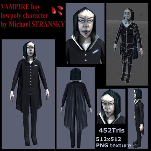 Vampire lowpoly