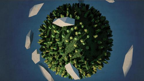 Little low poly planet