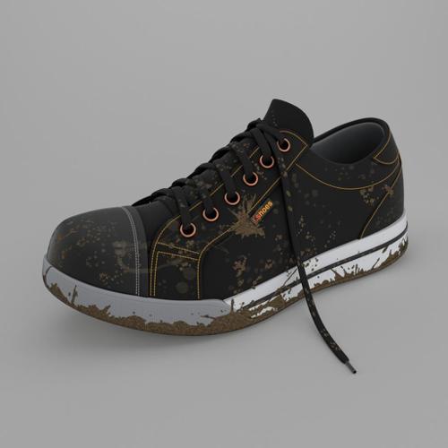 Dirty shoe