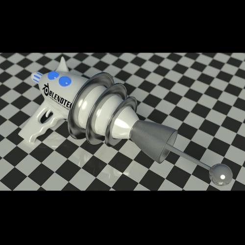 Sci-fi Cartoon Gun