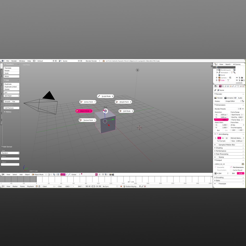 light flat M Theme