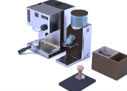 Espresso machine and coffee grinder
