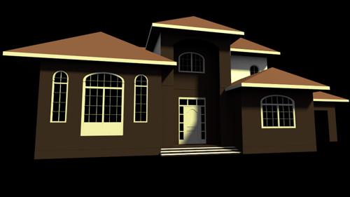 JS - Low Poly Simple House