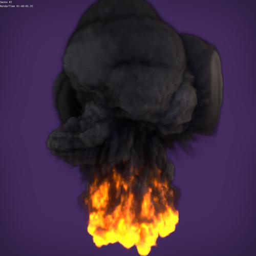 Fire Simulation #2 (Cycles)