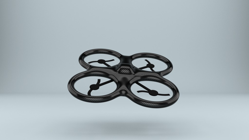 Quadrocopter (High-Poly & Low-Poly Gaming-Ready)