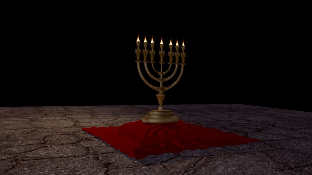 The candlestick lamps