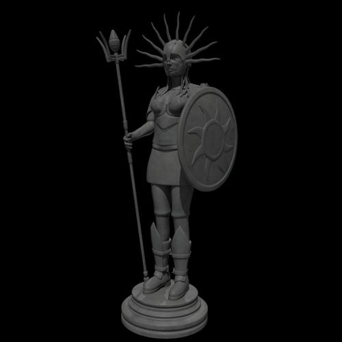 Sun Goddess Statue