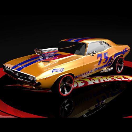 hot wheels dodge challenger supercharged