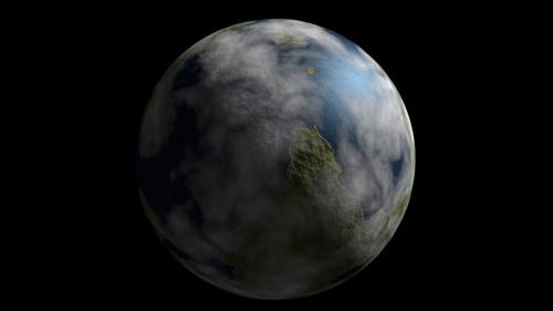 Cycles Telluric Planet Procedural Generator