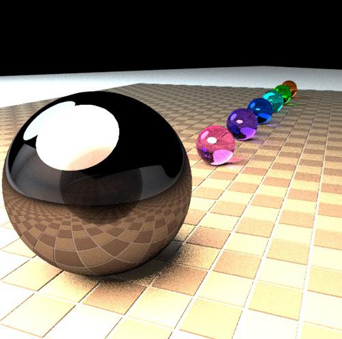 glass balls on cork