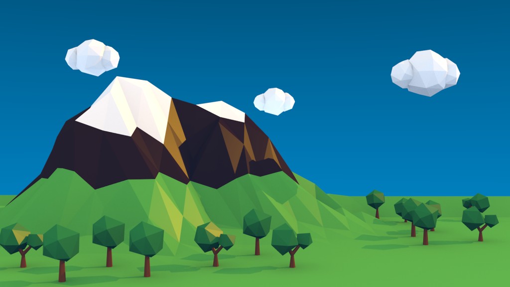 Mountain scene