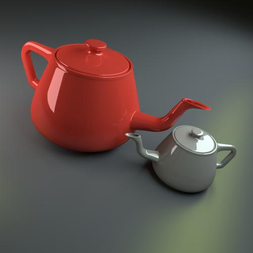 Simple Pair of Teapots